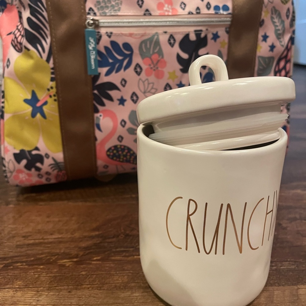 NWOT- Rae Dunn CRUNCHY Canister in box
